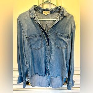 Cloth and Stone long sleeved Denim Shirt Size M